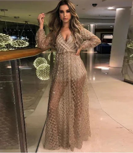 Backless Printed Dress