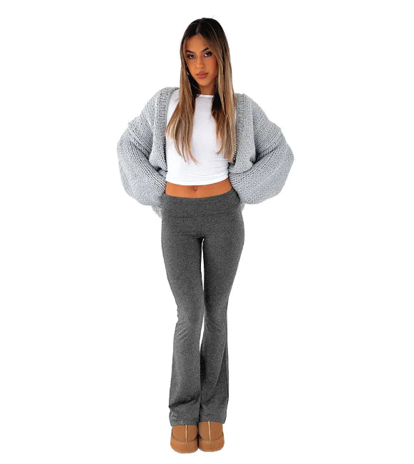 Low Rise Flare Pants