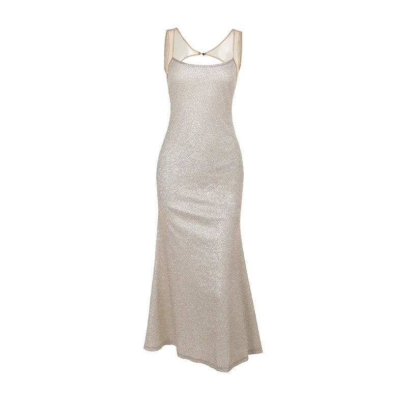Rhinestone Strap Dress