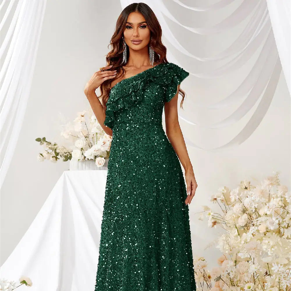 Pleated Wave Dress