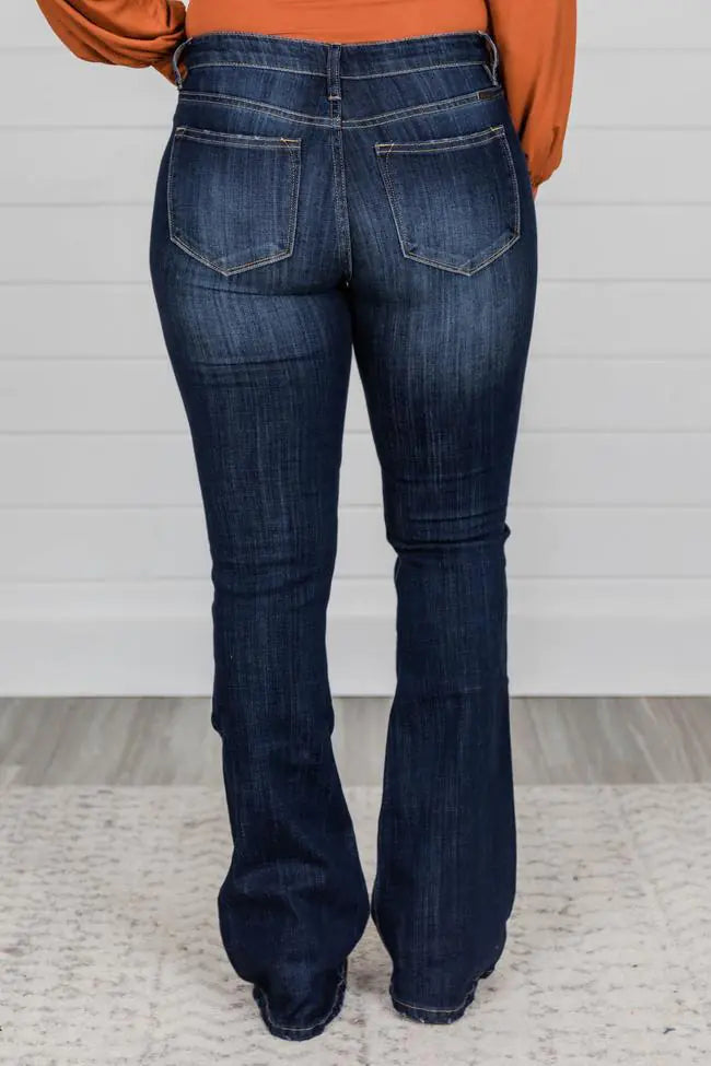 High Waist Flared Pants