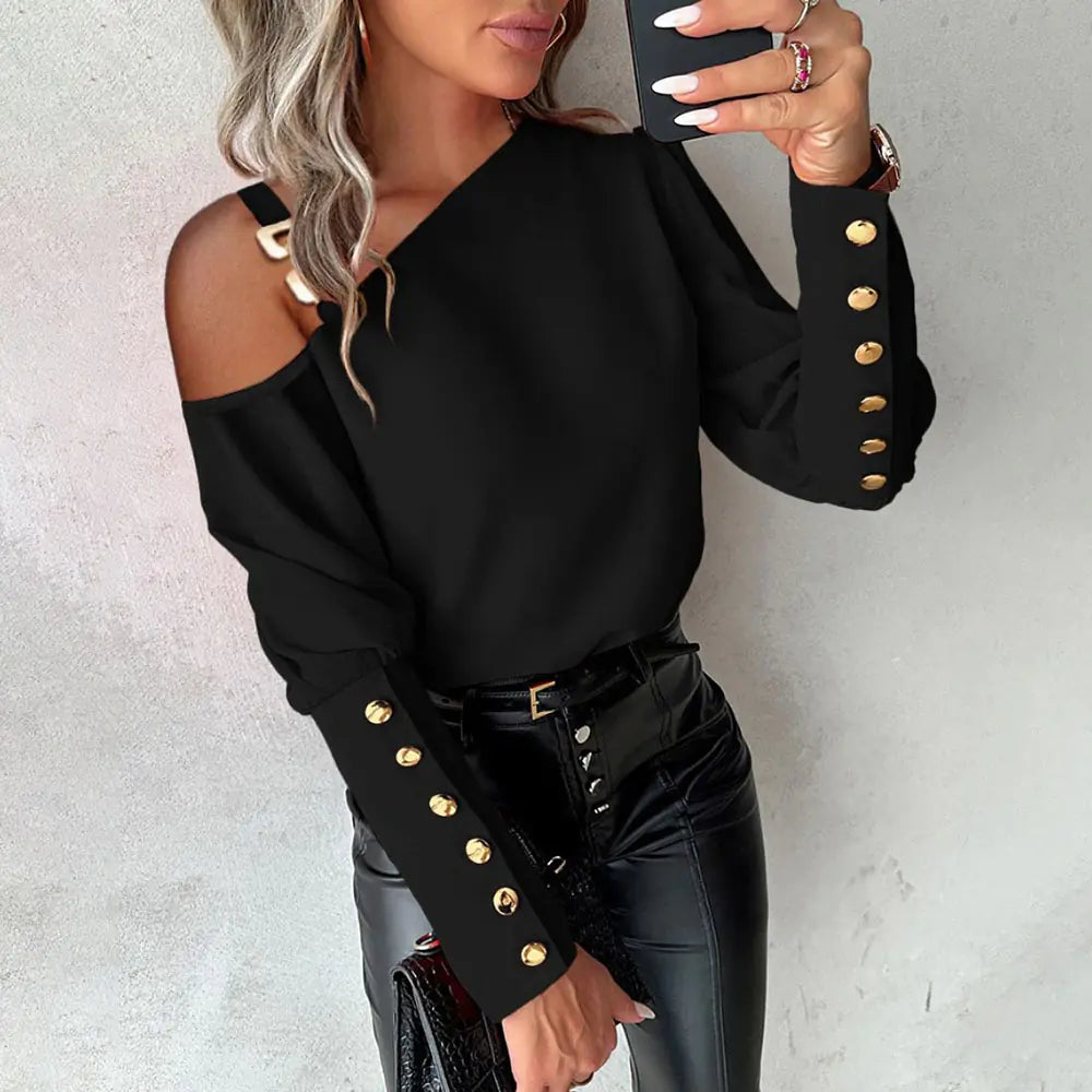 Slim Fit Short French Blouse