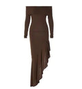 Off-Shoulder Etuikleid
