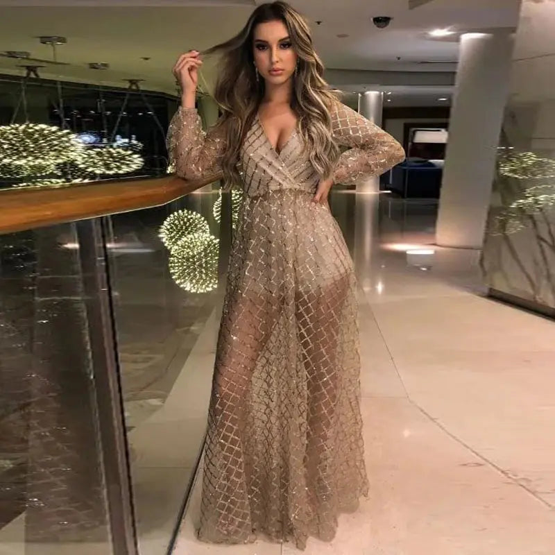 Backless Printed Dress