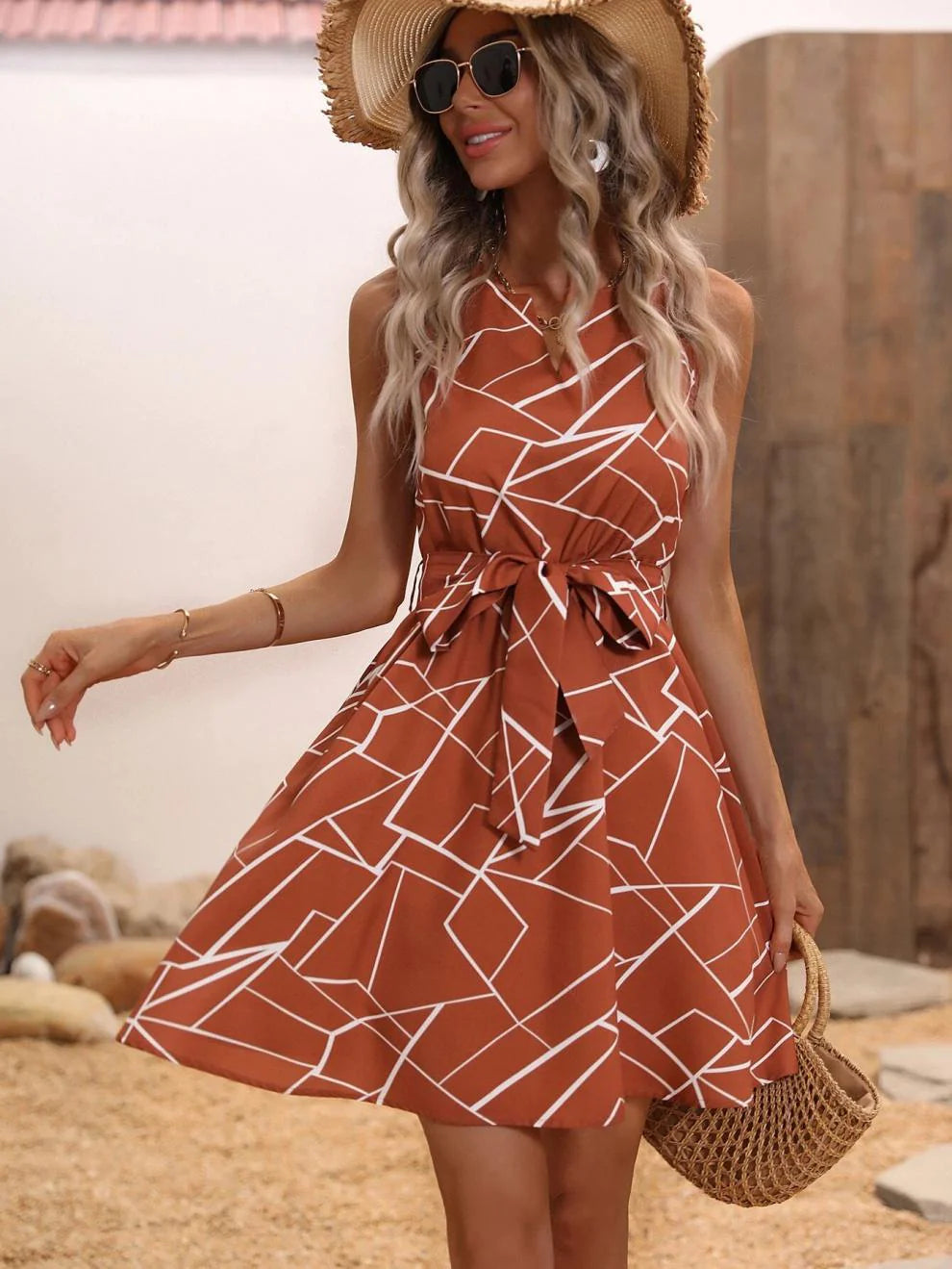Backless Velvet Midi Dress